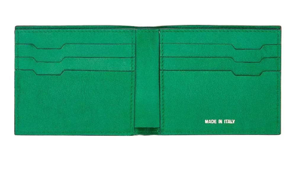 Pineider Portafoglio con 6 porta carte in Metro Smooth Nuovo