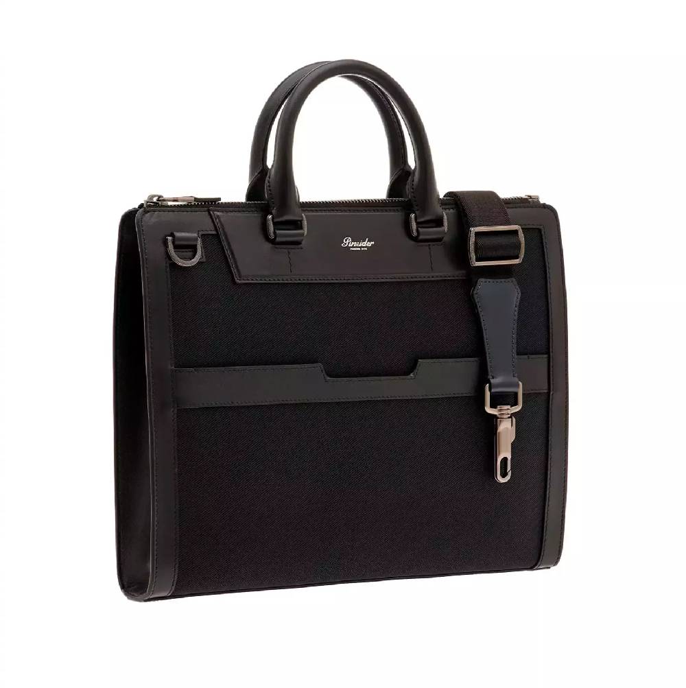Pineider Slim Briefcase in Metro Nylon Promozione
