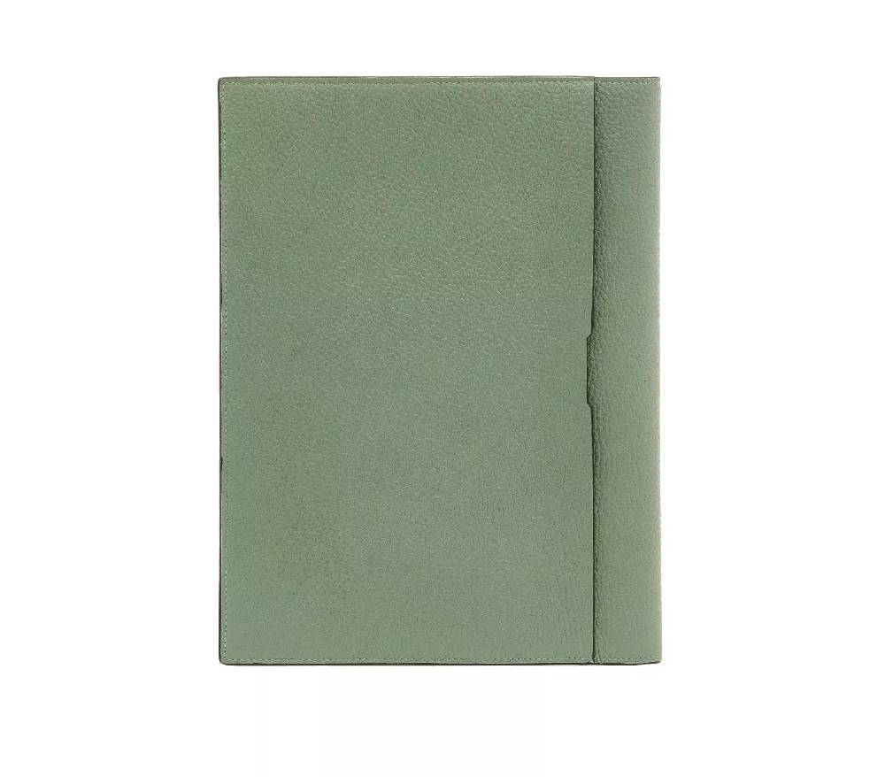 Pineider Porta Notepad con porta carte in Bottalato Presa