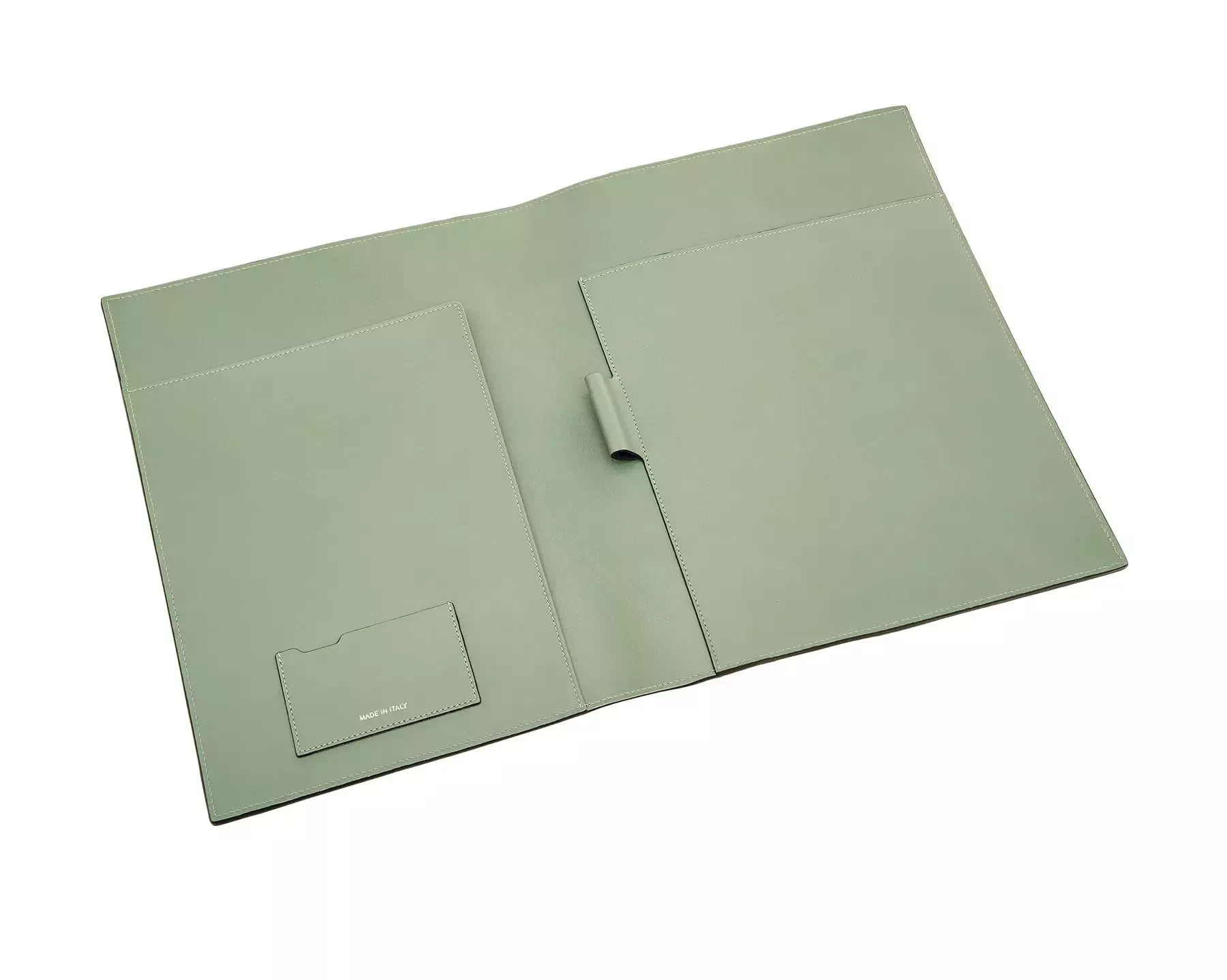 Pineider Porta Notepad con porta carte in Bottalato Presa