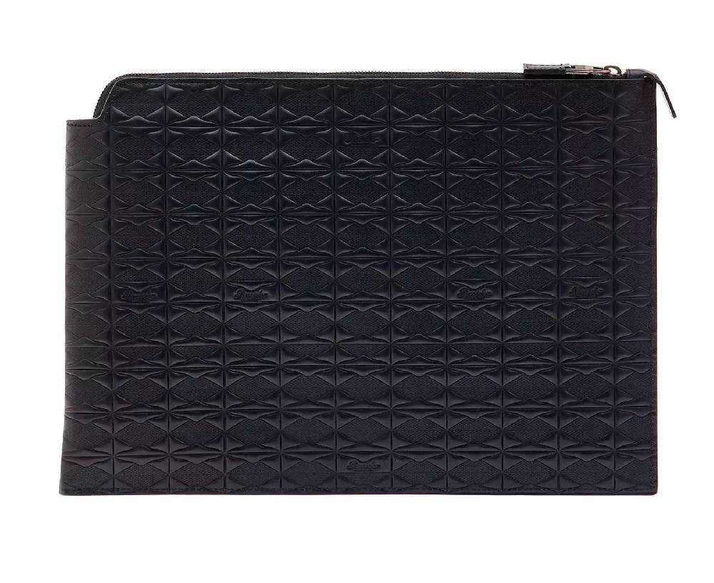 Pineider Pouch Large in Embossed Empress Fino Al -60%
