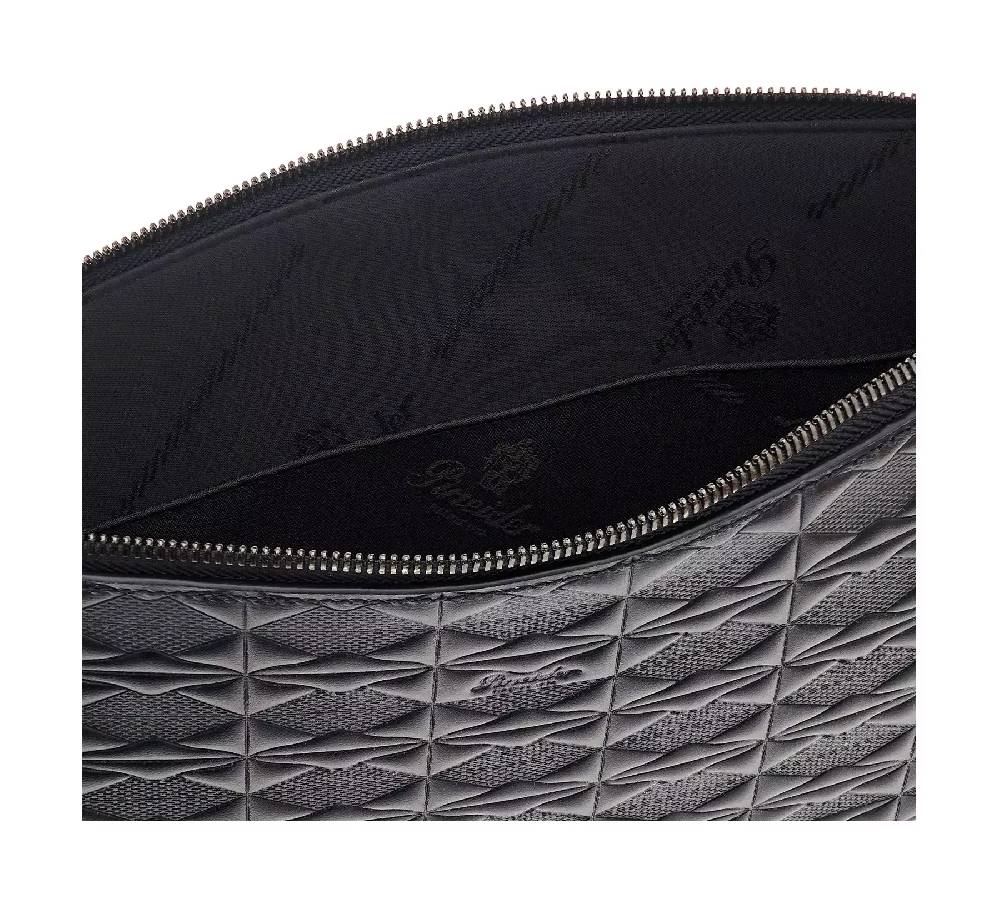 Pineider Pouch Large in Embossed Empress Fino Al -60%