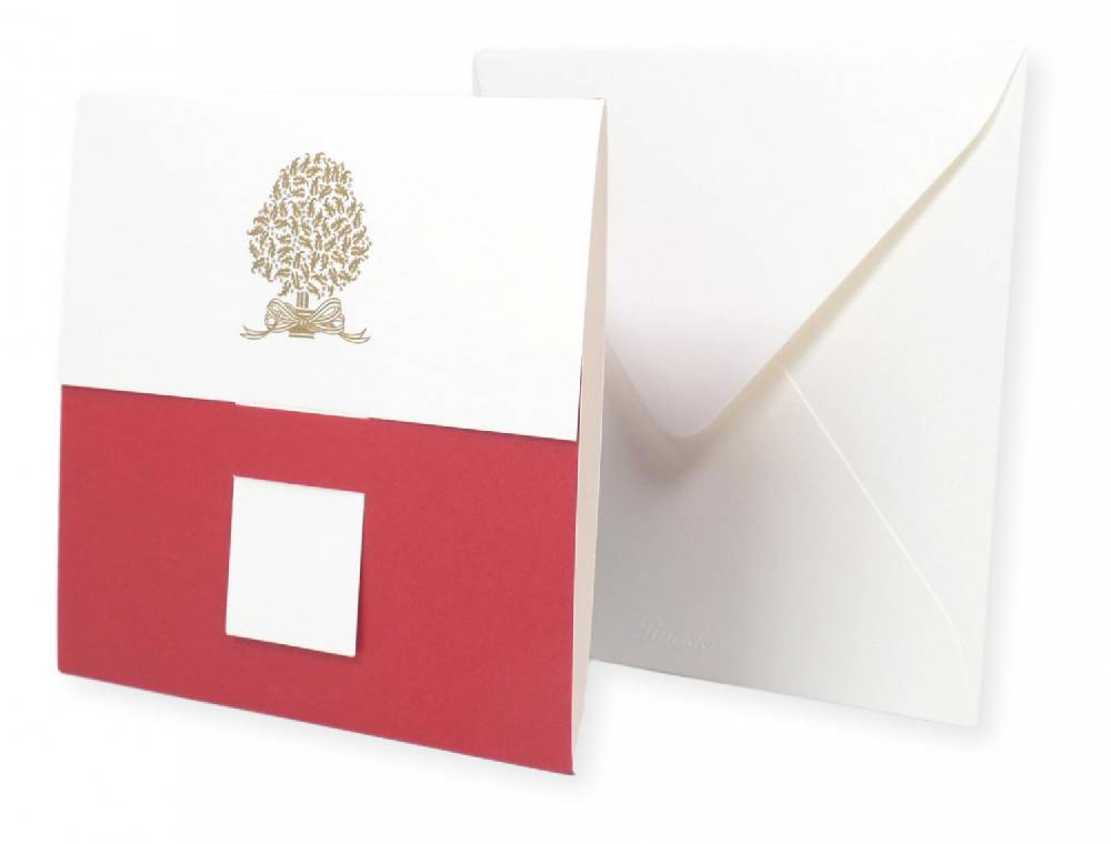 Pineider Christmas Box mix carte e buste Economico