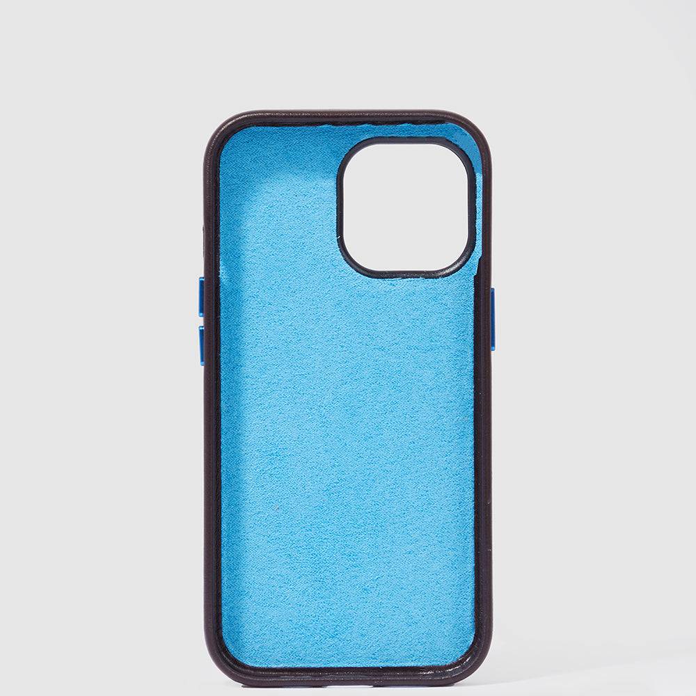 Piquadro Leather case for iPhone® 15 Pro with 6,1” display Pezzi Unici