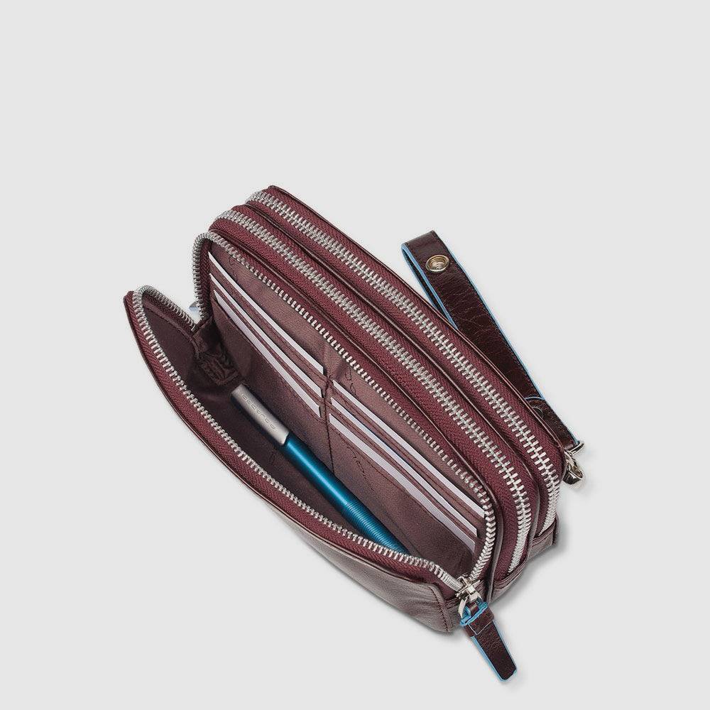 Piquadro Case with three dividers and removable wrist strap Negozi Online
