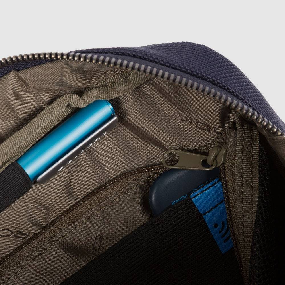 Piquadro Electronic cord pouch in recycled fabric Offerta