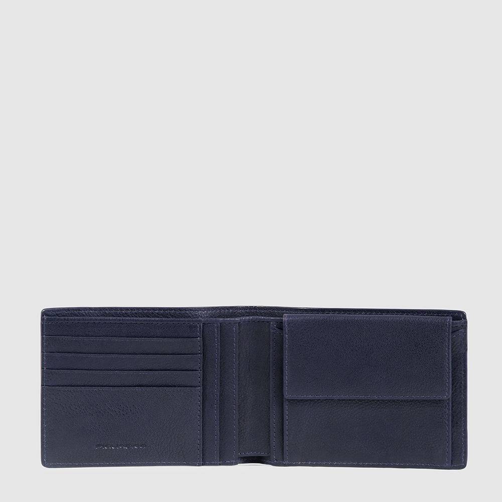 Piquadro Men’s wallet with coin pocket Saldi