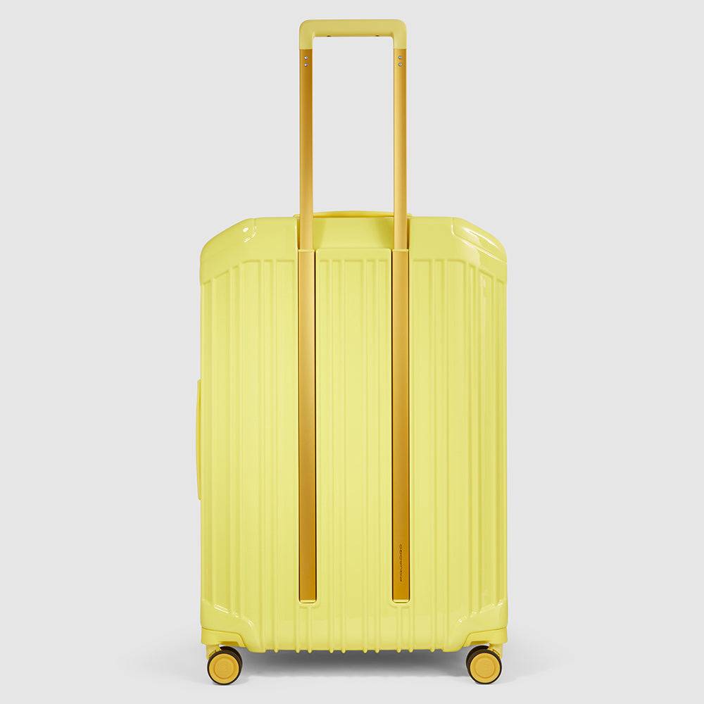 Piquadro Medium size, expandable hardside spinner In Linea