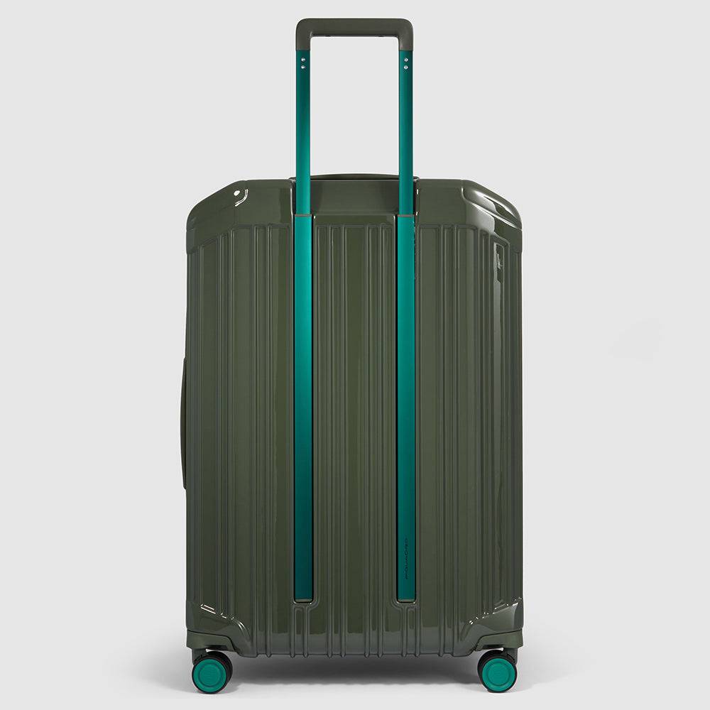 Piquadro Big size, expandable hardside spinner Nuovo