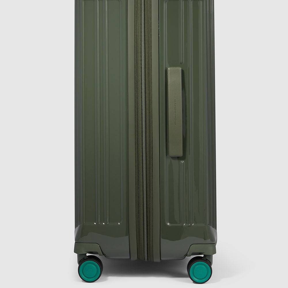 Piquadro Big size, expandable hardside spinner Nuovo