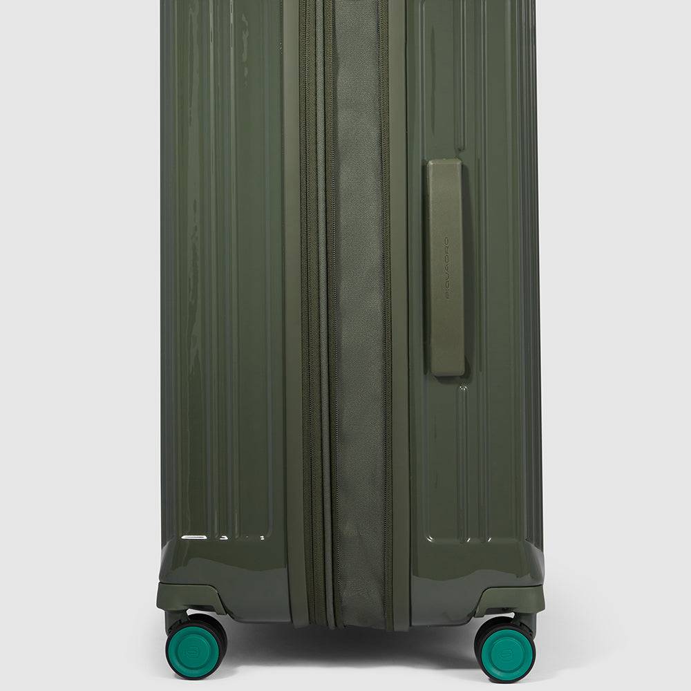 Piquadro Big size, expandable hardside spinner Nuovo