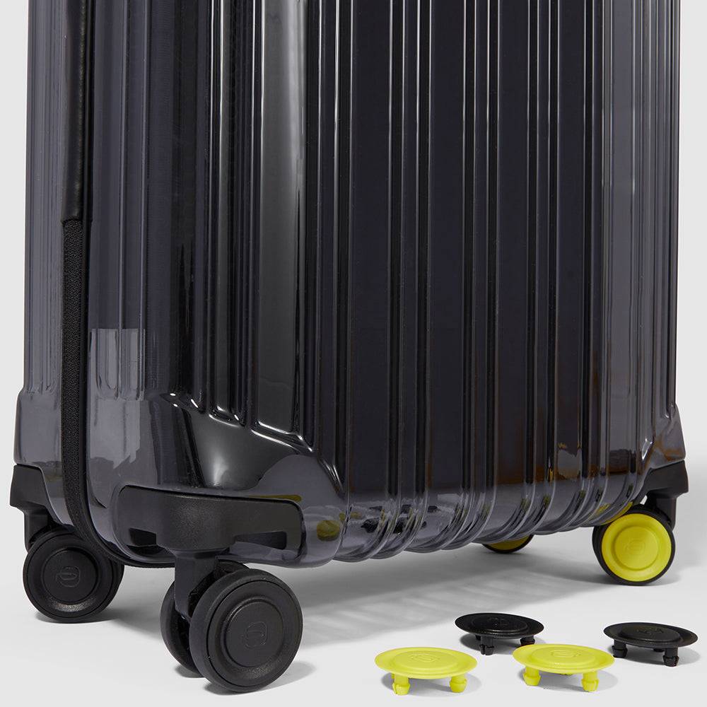 Piquadro Trasparent cabin size hardside spinner Vendita