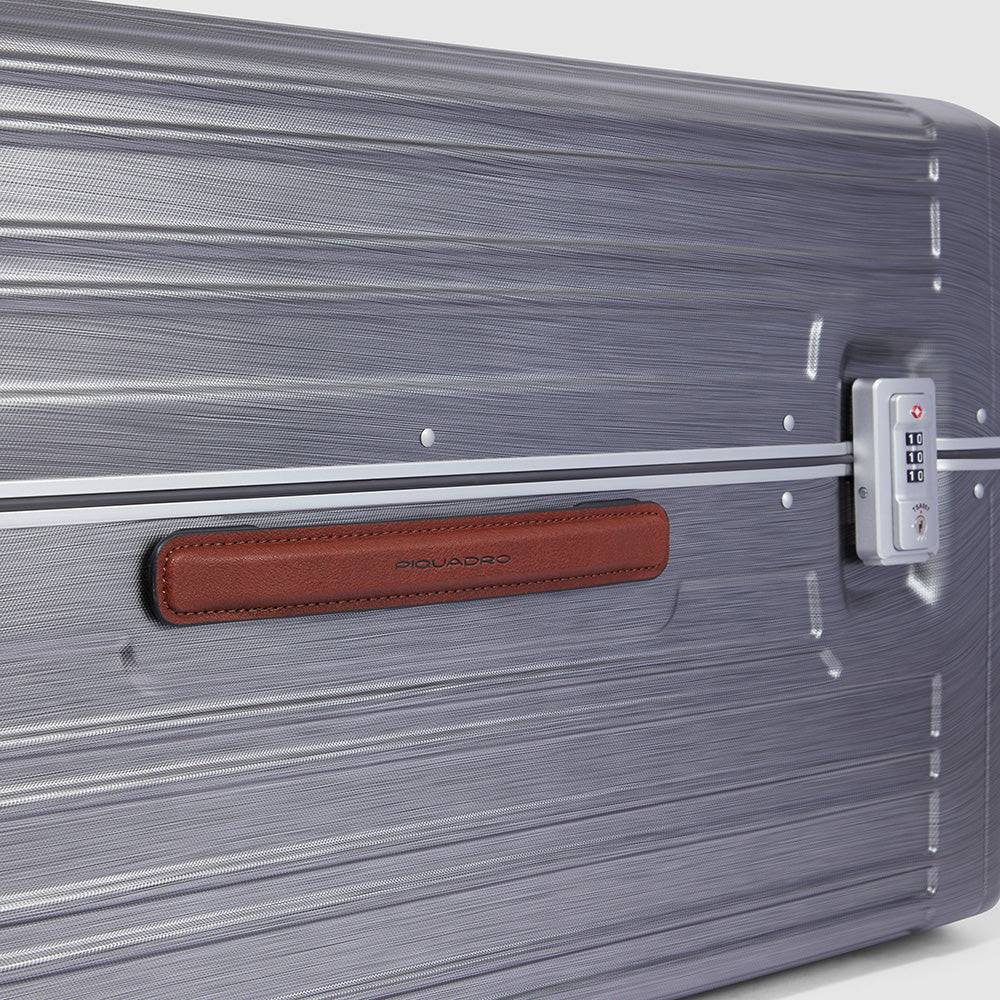 Piquadro Hardside spinner in trunk shape Qualità Garantita