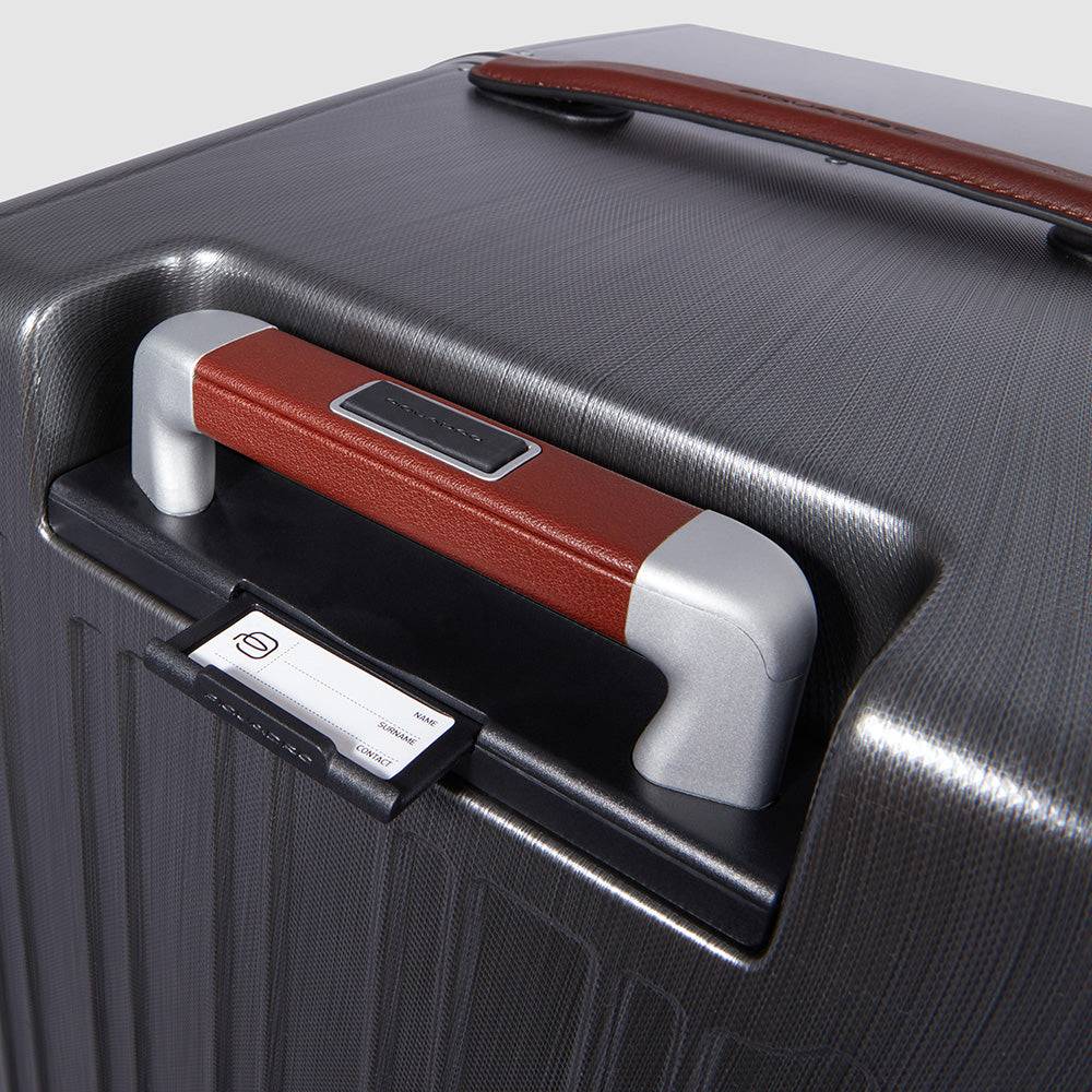 Piquadro Hardside spinner in trunk shape Qualità Garantita