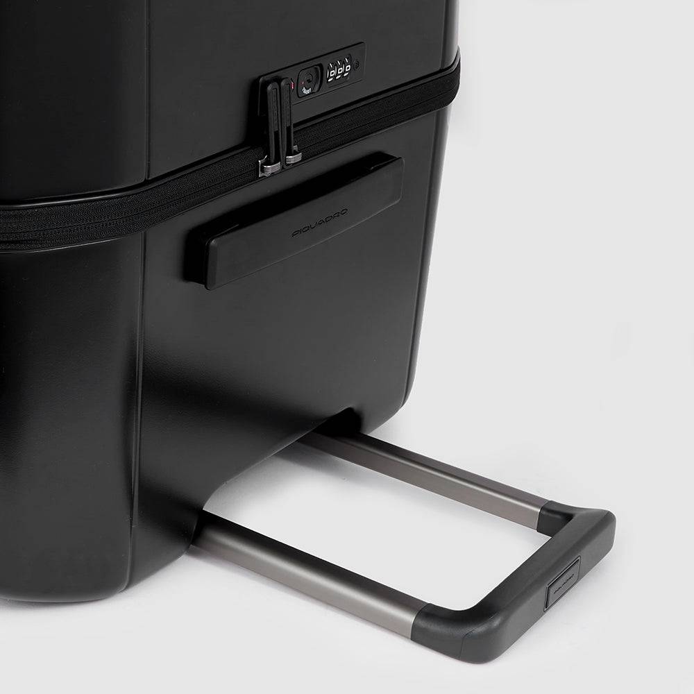 Piquadro Hardside spinner in trunk shape with TSA lock Promozione Limitata