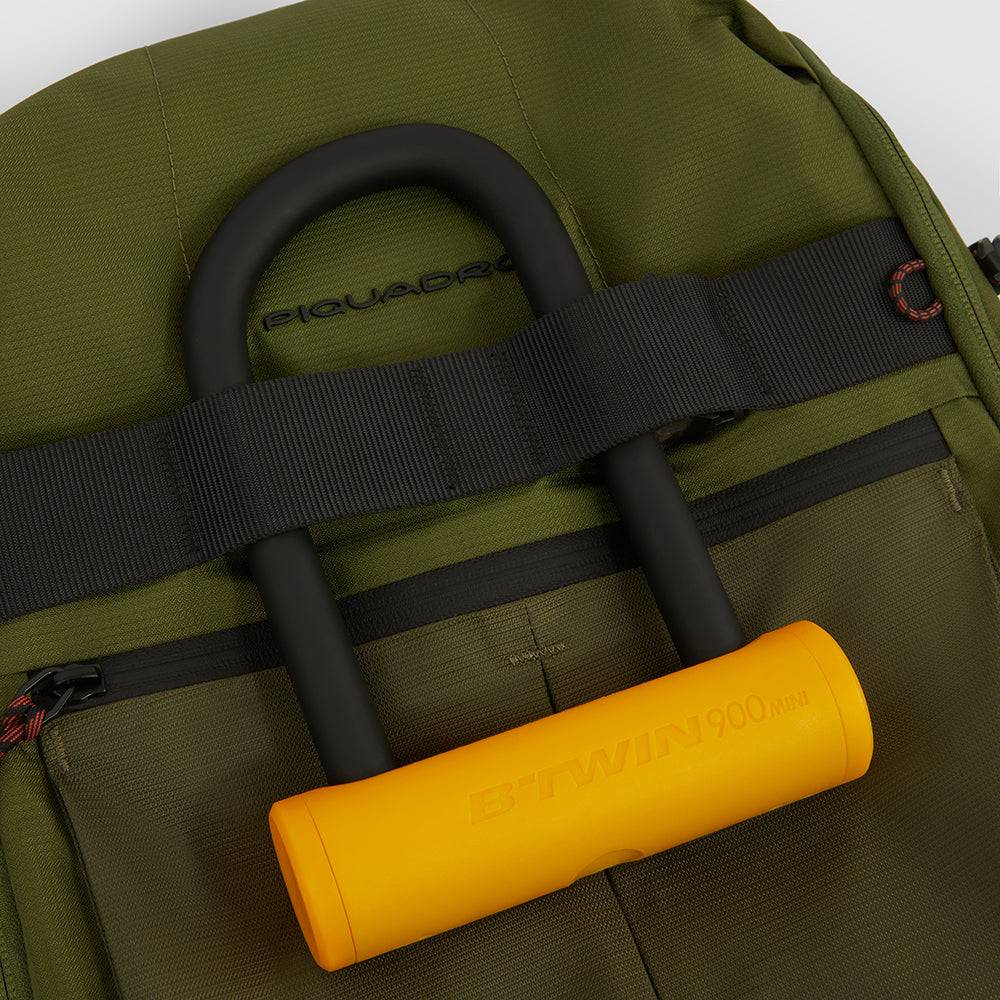 Piquadro Convertible backpack duffel bag in recycled fabric Outlet