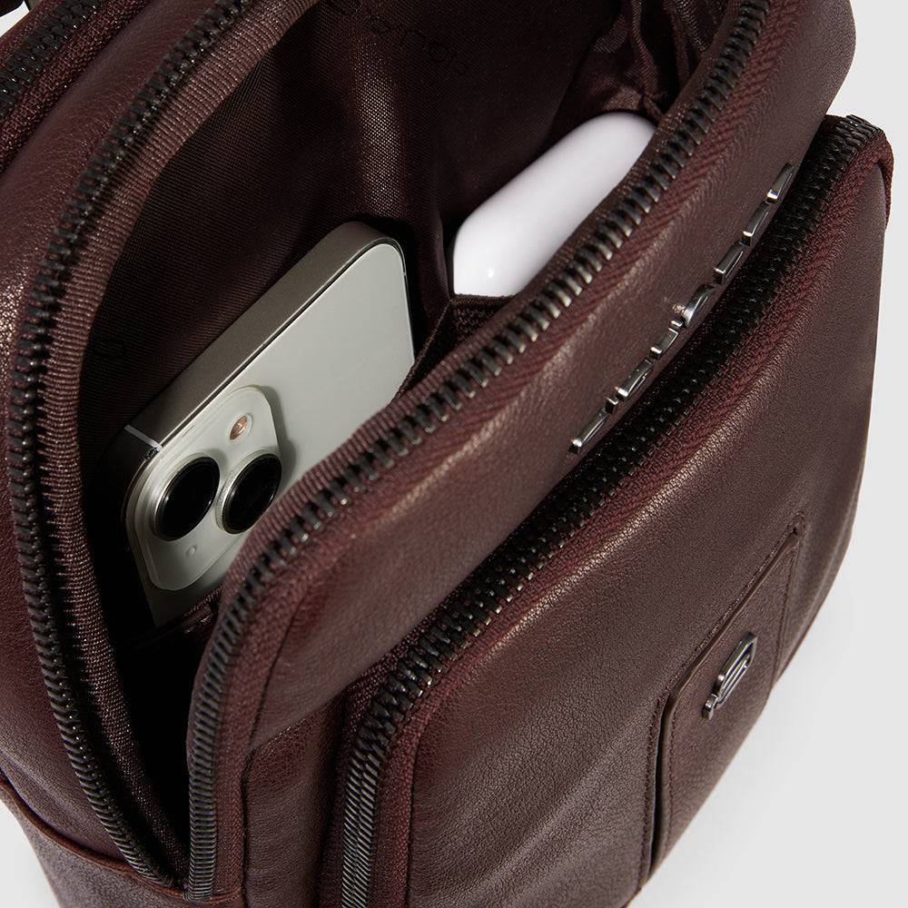 Piquadro iPad®mini pocket crossbody bag Saldi Di Fabbrica