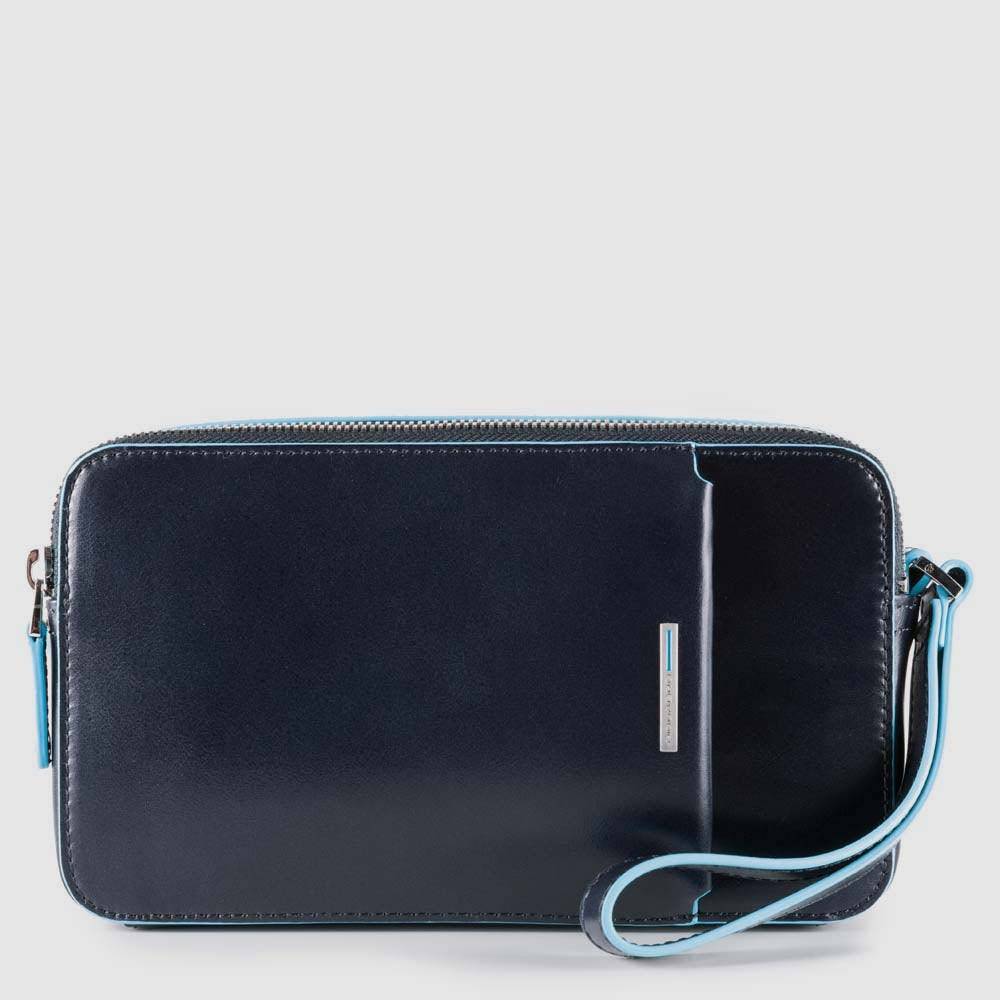 Piquadro Men’s wrist clutch bag with front slip pocket Prezzo Ridotto
