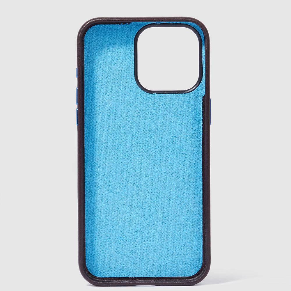 Piquadro Leather case for iPhone® 15 Pro Max 6,7” Negozio