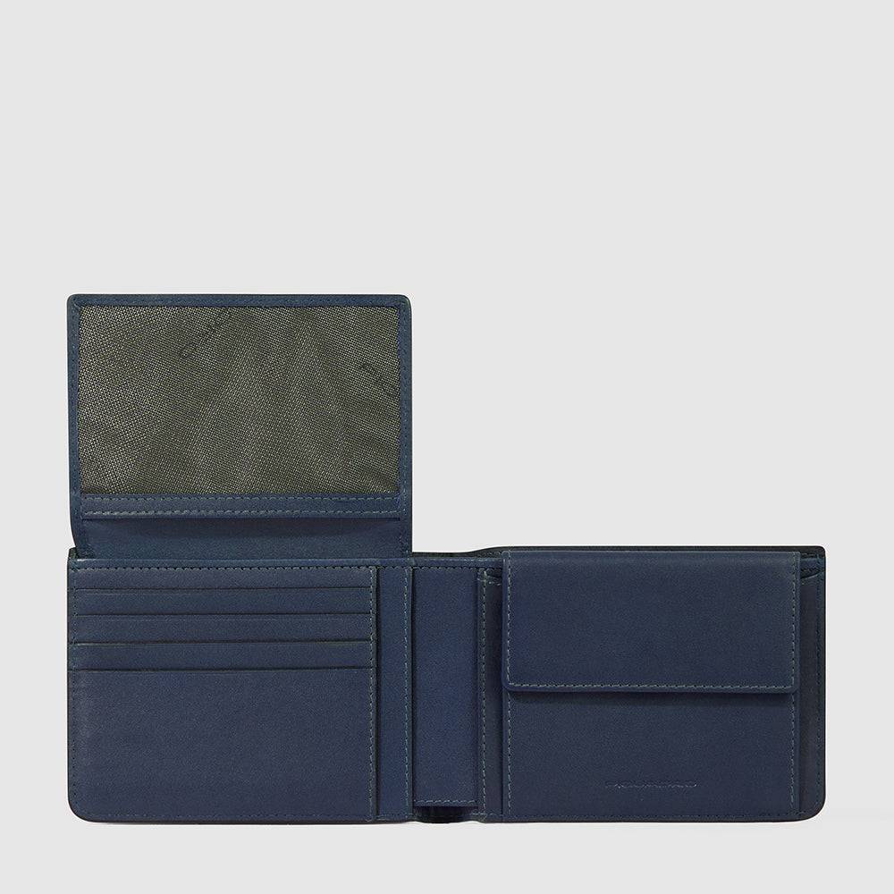 Piquadro Men’s wallet with flip up ID window Moda