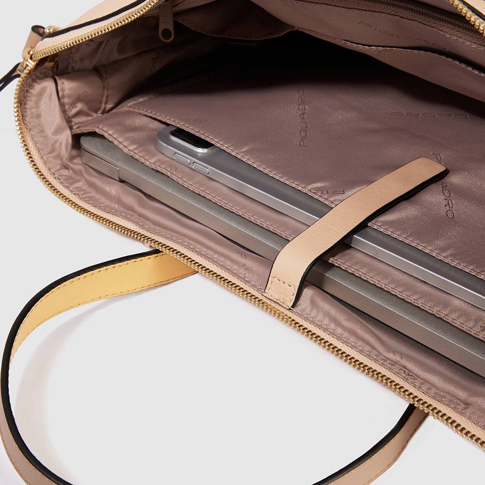 Piquadro Expandable computer 15,6" and iPad®Pro briefcase In Linea