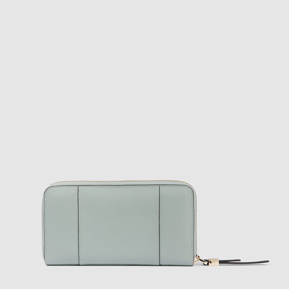 Piquadro Zip-around women’s wallet with four dividers Qualità Garantita