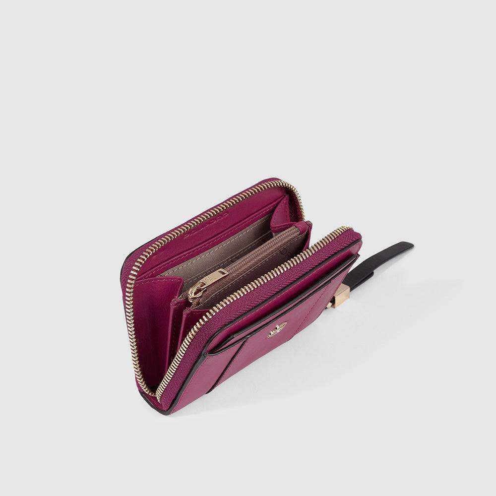Piquadro Zip-around women’s wallet with four dividers Consegna Veloce