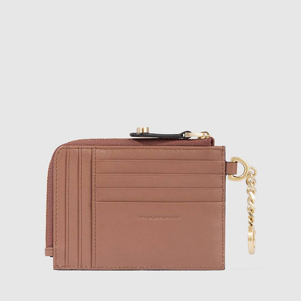 Piquadro Women's coin pouch with key chain Affare Del Giorno