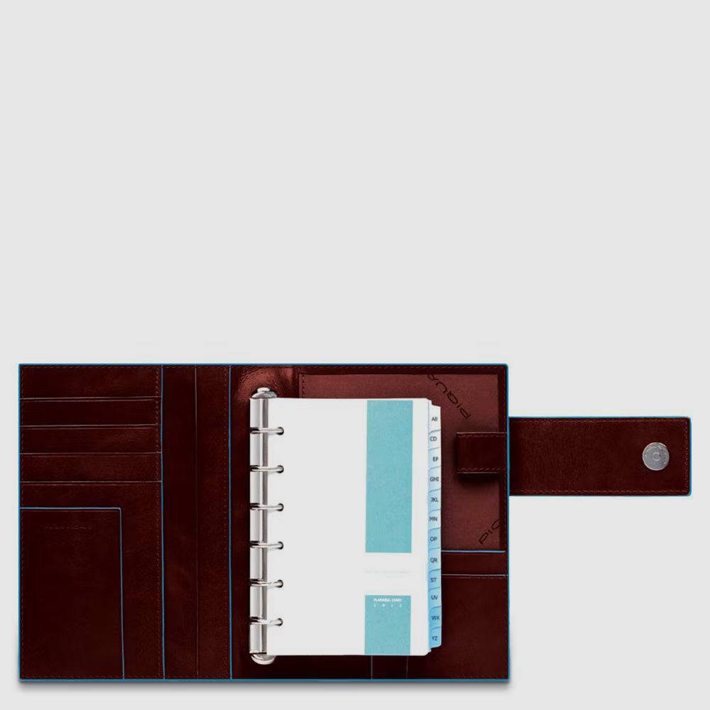 Piquadro Large leather organiser with Vendita Calda