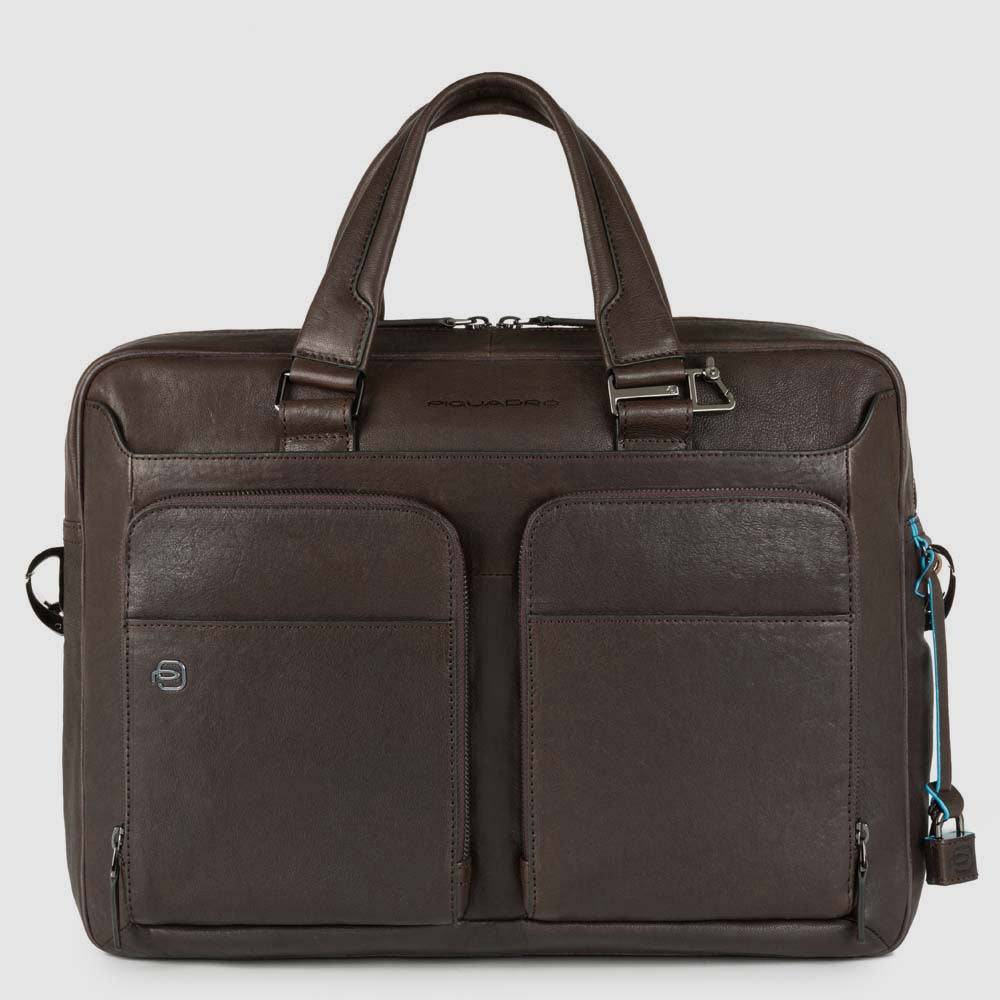 Piquadro Slim computer bag 15" with iPad® compartment Moda