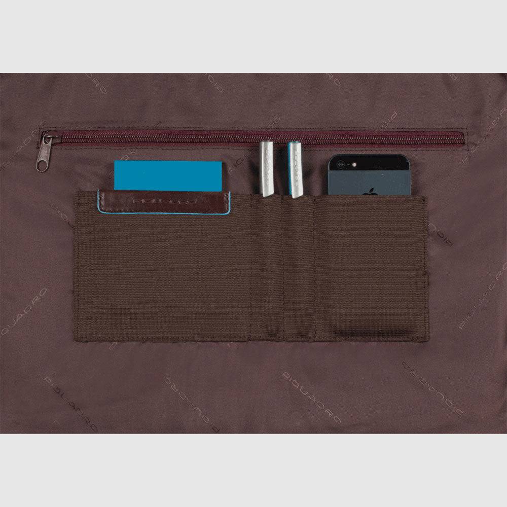 Piquadro Flap-over, expandable computer bag 15" 2025