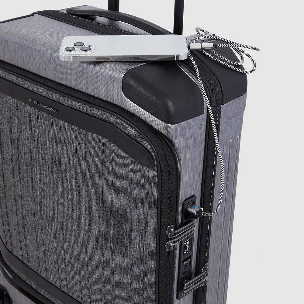 Piquadro Cabin size, hardside computer spinner 15,6" Soddisfazione Garantita