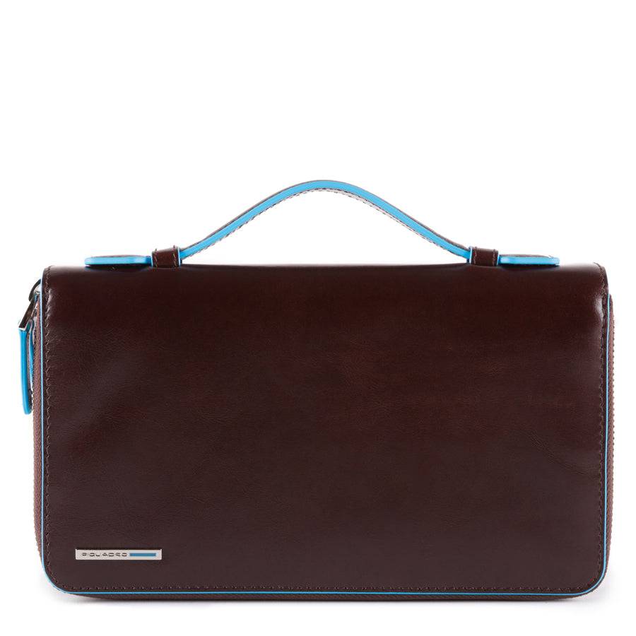 Piquadro Zip-around document organizer and wallet with coin Online