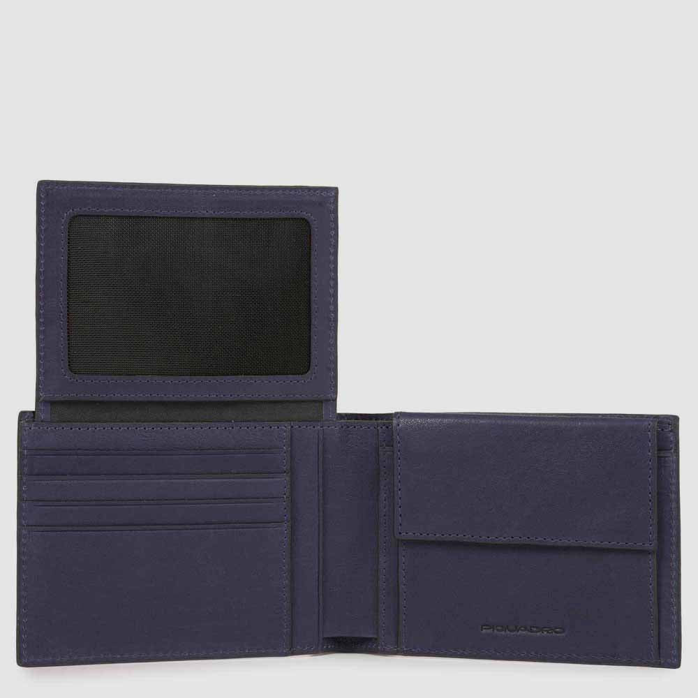 Piquadro Men’s wallet with flip up ID window Vendita Calda