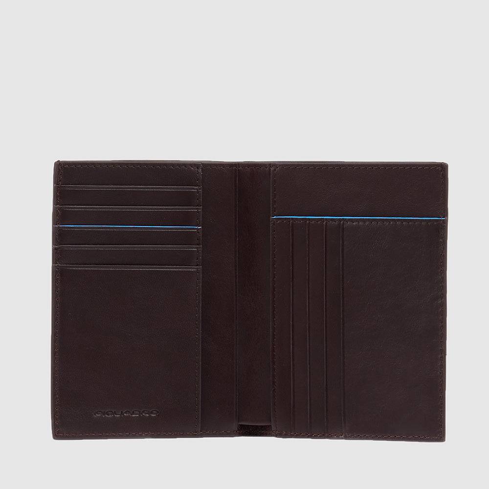 Piquadro Vertical men’s wallet with banknote, credit card a In Saldo