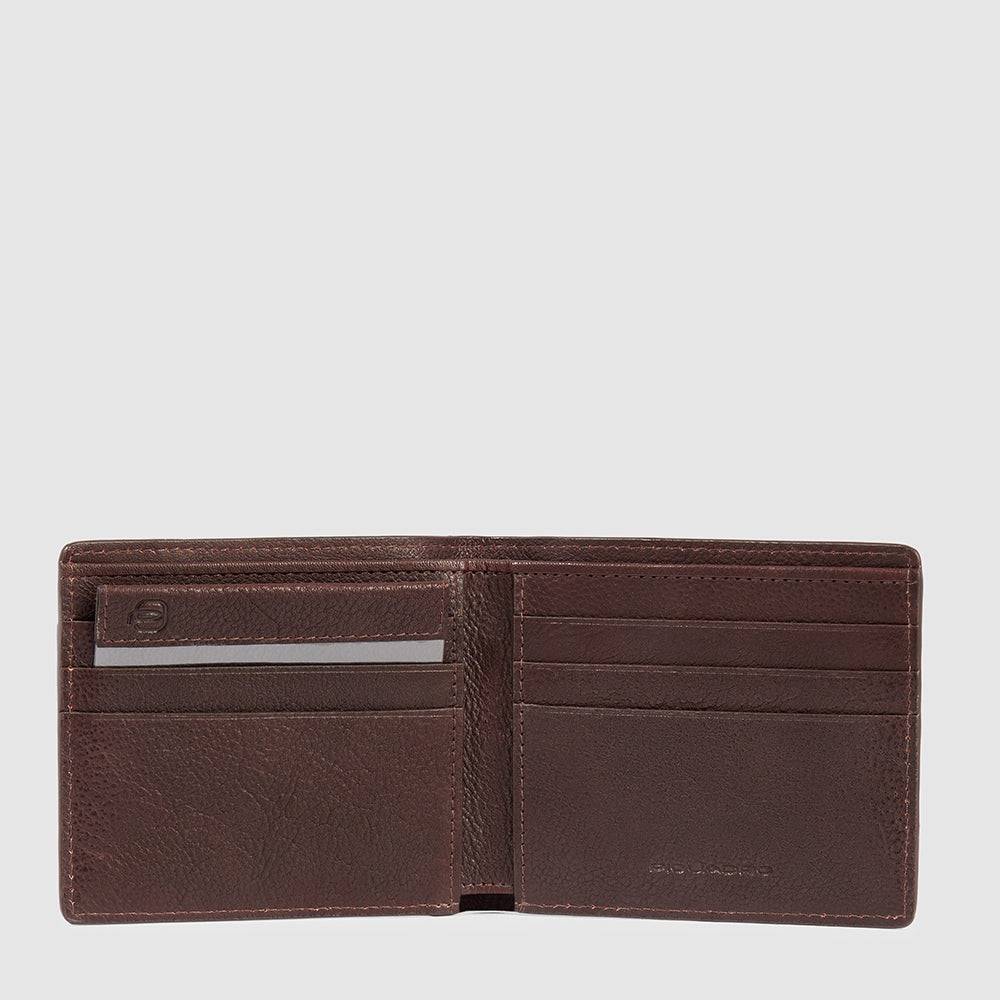 Piquadro Men’s wallet with removable document facility In Linea