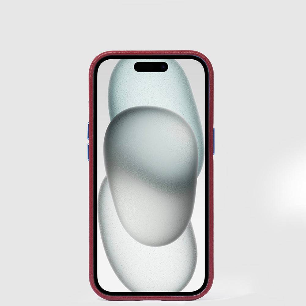 Piquadro Leather case for iPhone® 15 with 6,1” display Negozi Online