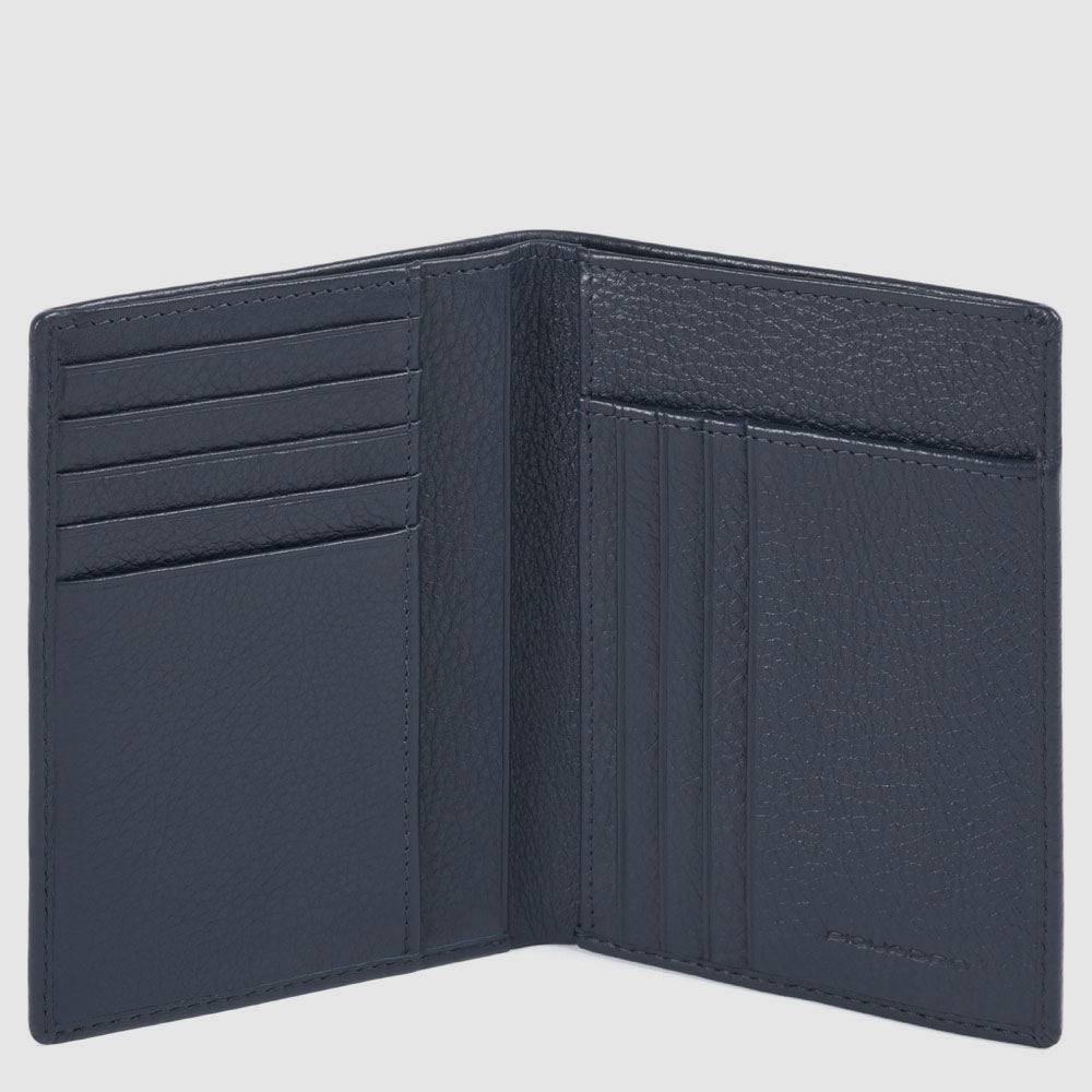 Piquadro Vertical men’s wallet with banknote, credit card a Affare Del Giorno