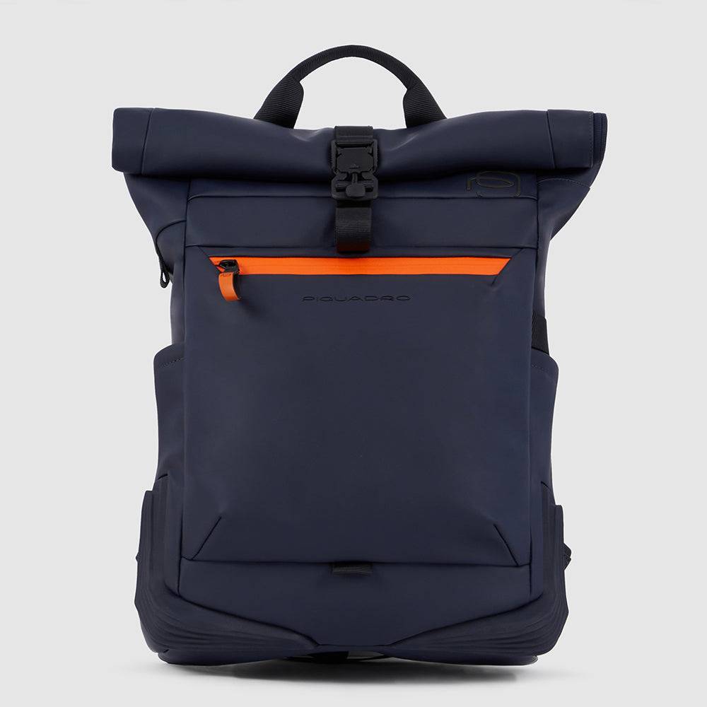Piquadro Water resistant roll-top backpack for laptop 15,6"