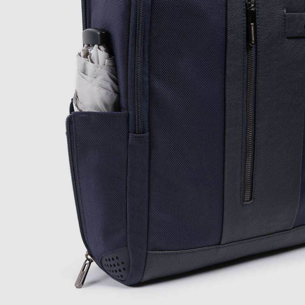 Piquadro Computer backpack 15,6" in recycled fabric Outlet