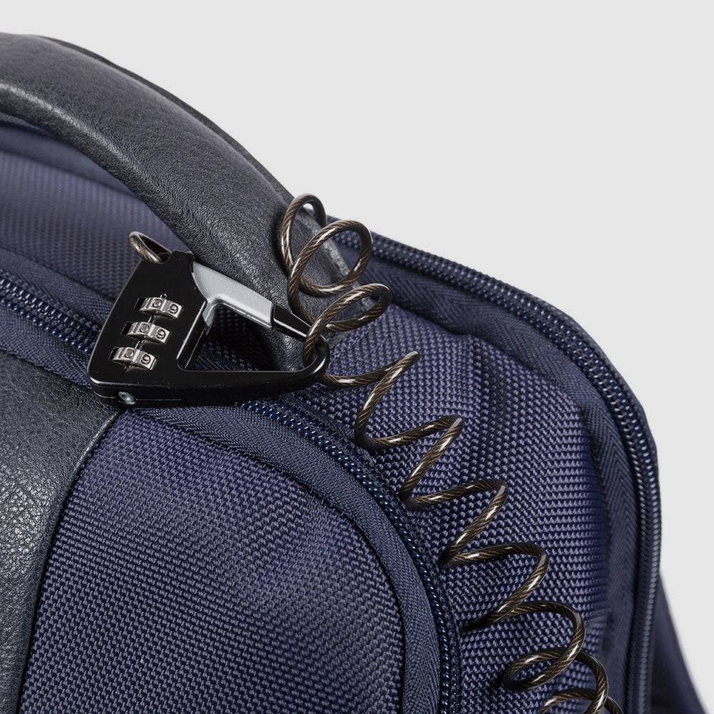 Piquadro Computer backpack 15,6" in recycled fabric Outlet