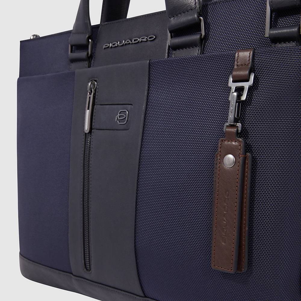 Piquadro Expandable, slim laptop bag 15,6" In Vendita