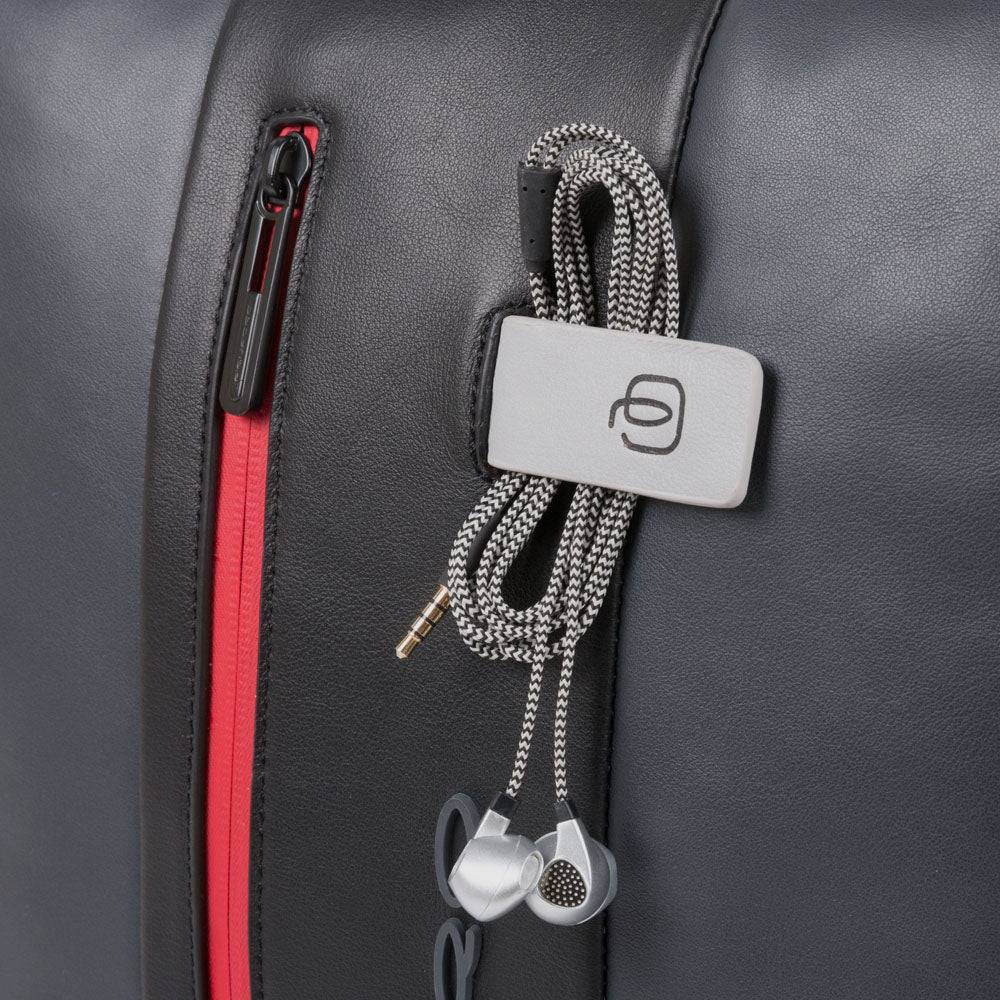 Piquadro PC and iPad® backpack with anti-theft cable Vendita Calda