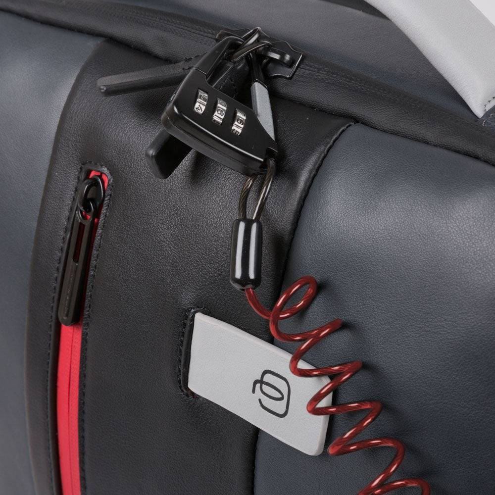 Piquadro PC and iPad® backpack with anti-theft cable Vendita Calda