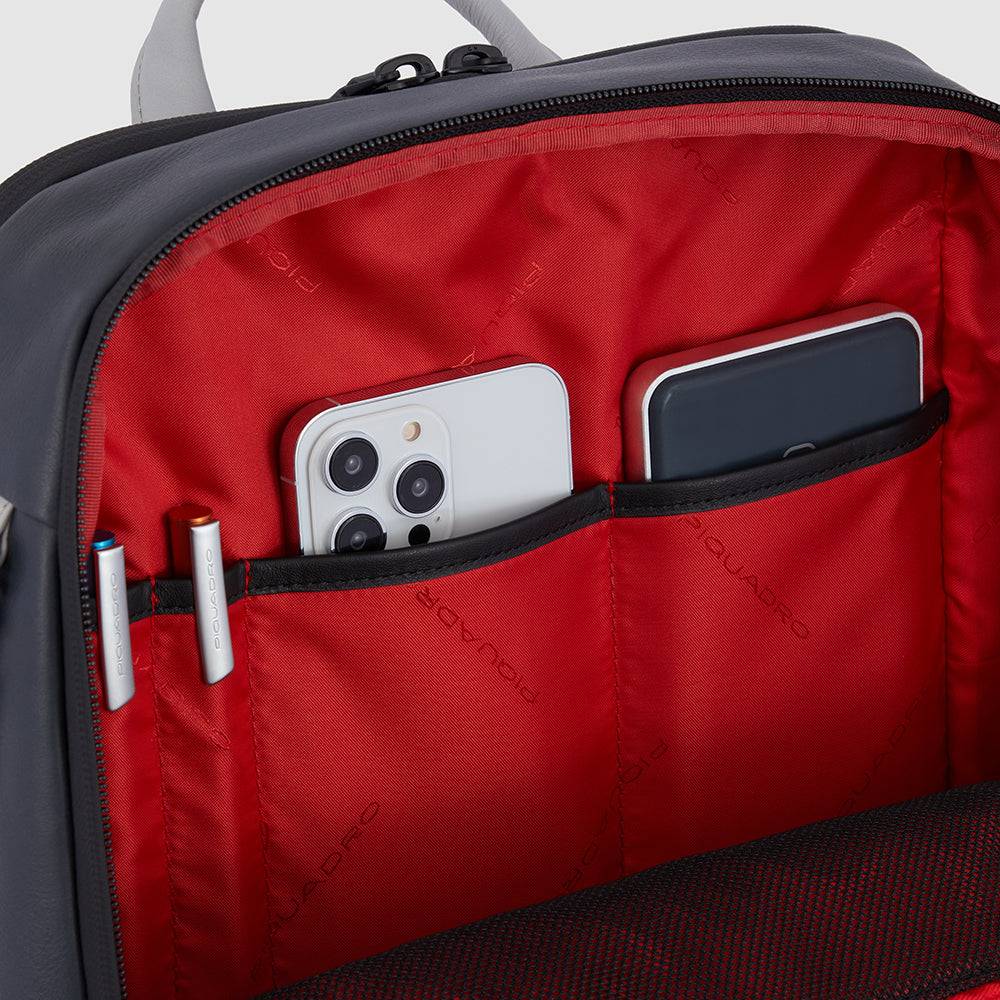 Piquadro Computer 15,6" backpack with breathable back Saldi Di Fabbrica