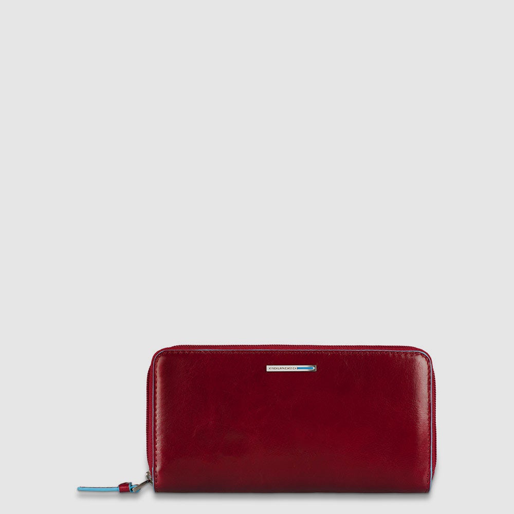 Piquadro Zipper women’s wallet with coin pocket