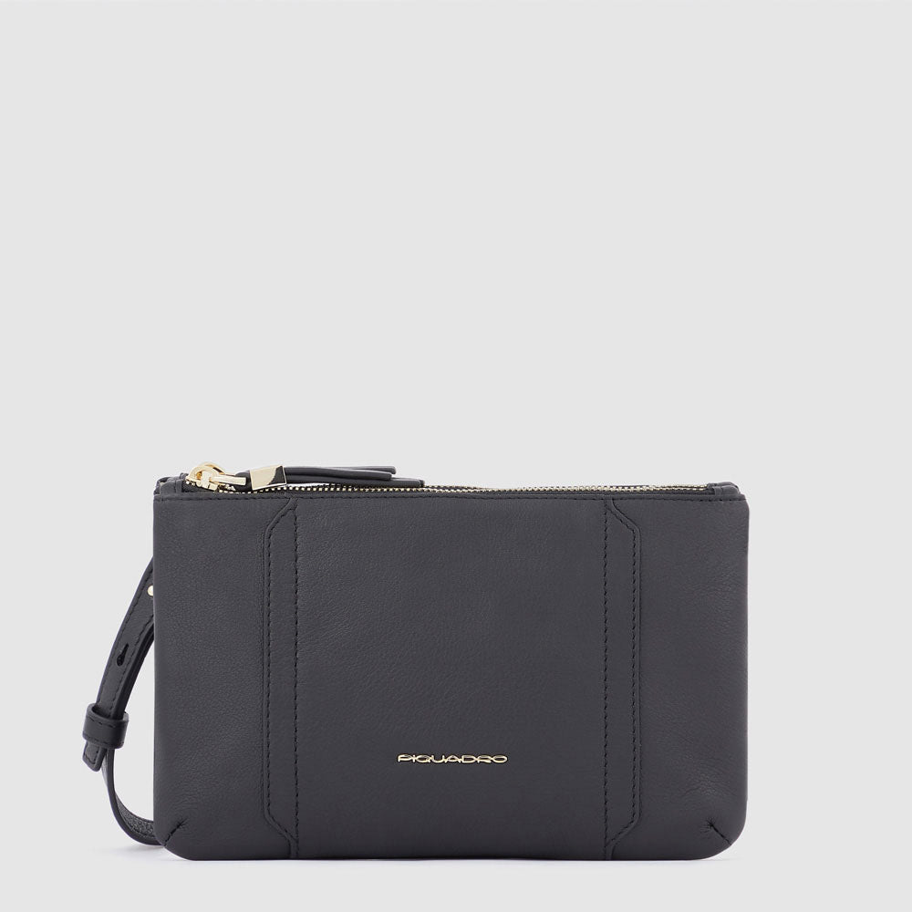 Piquadro Women’s clutch with removable shoulder strap