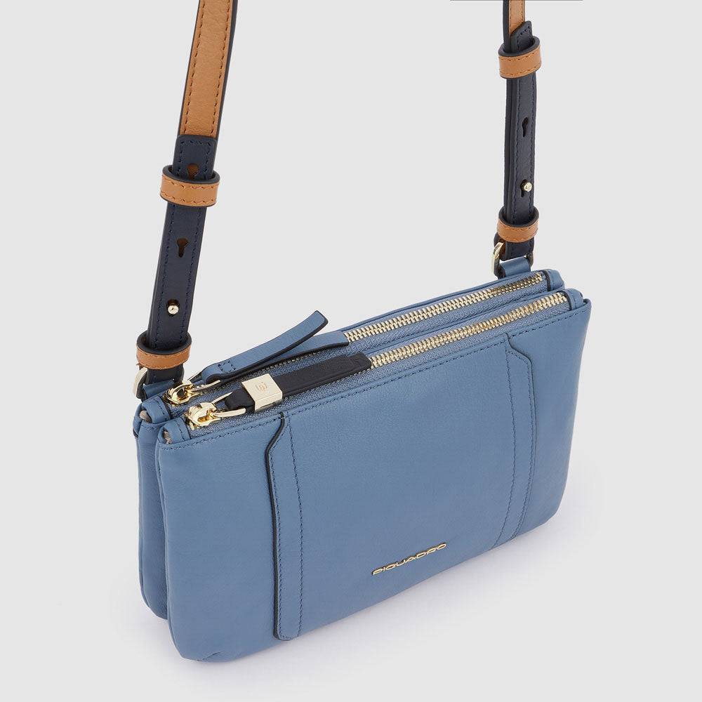 Piquadro Women’s clutch with removable shoulder strap Nuovo