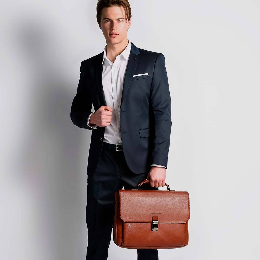 Piquadro 10.5"/9.7" laptop and iPad® expandable Spedizione Gratuita