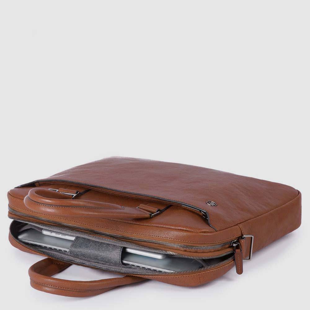 Piquadro Two-handle briefcase with two 10.5"/9.7" laptop Soddisfazione Garantita